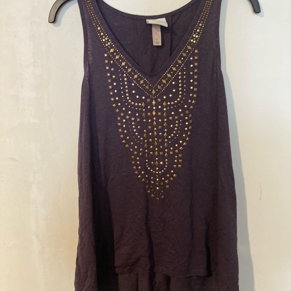 Knox rose purple dress tank